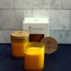 velas con un dulce olor a calabaza
