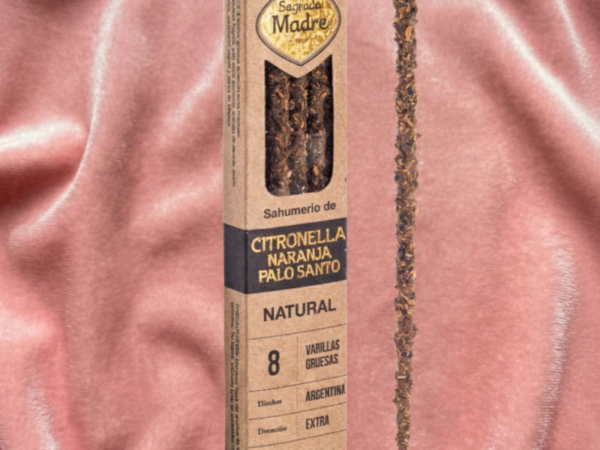 incienso alta calidad citronella naranja y palo santo