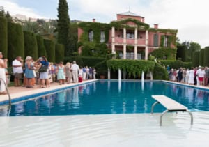 foto de la piscina del jardin de l´albarda