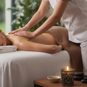 vela de masaje relajante