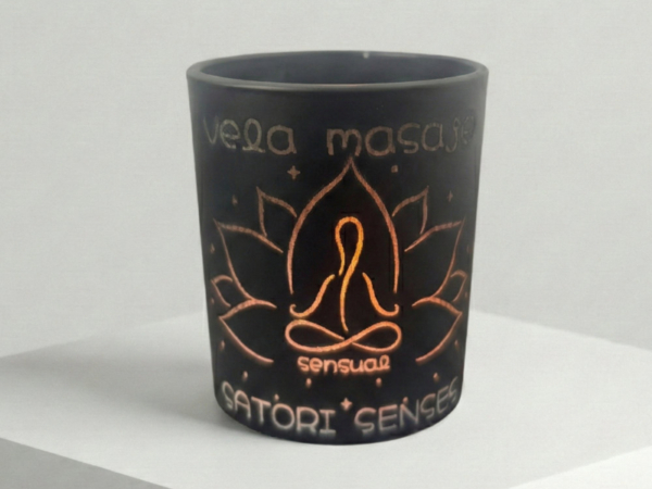 Vela de masaje sensual con manteca de karité y propiedades afrodisíacas natural