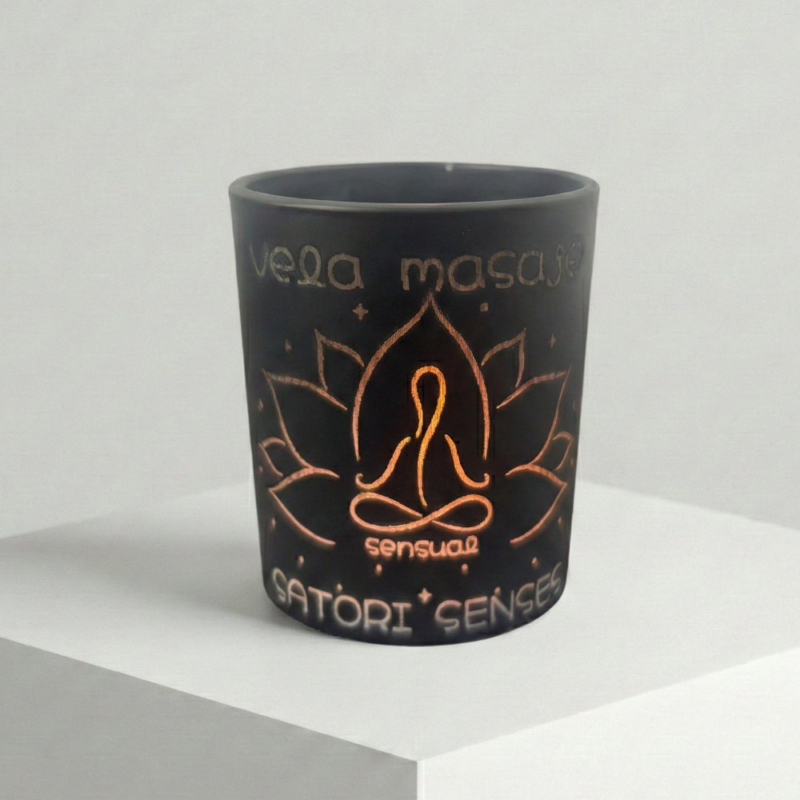 Vela de masaje sensual con manteca de karité y propiedades afrodisíacas natural