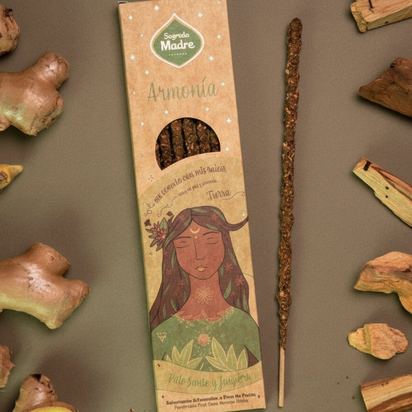 incienso de alta calidad colección 5 elementos tierra sagrada madre