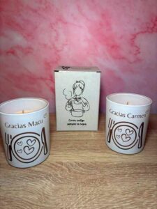 velas de soja aromaticas profesoras comedor