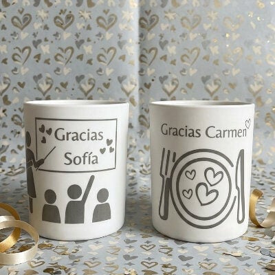velas de soja artesanales personalizadas para regalar a profesores
